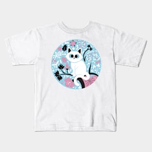 Trans Pride Cat Kids T-Shirt